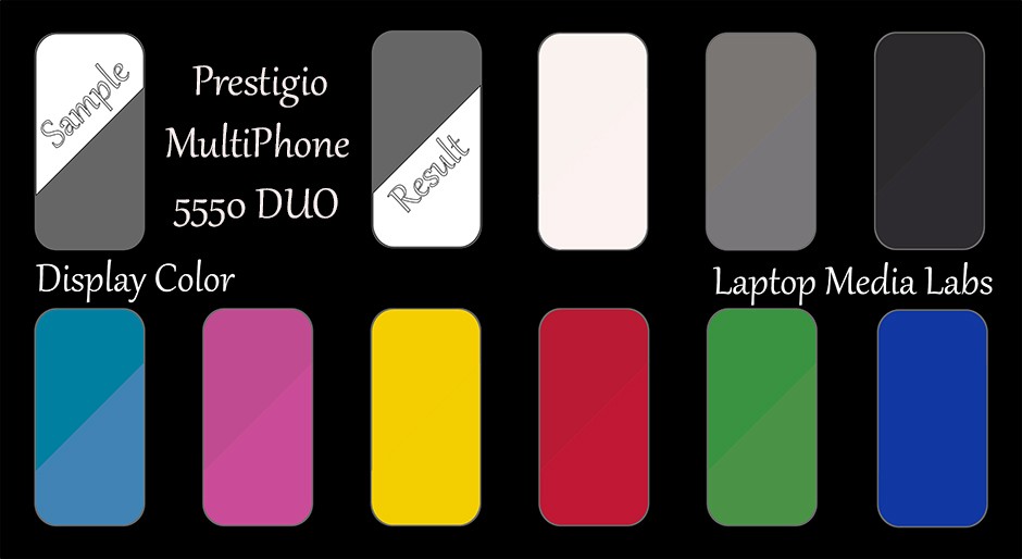 E-DisplayColor-Prestigio MultiPhone 5550 DUO