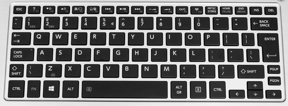 Toshiba Kira keyboard detail3
