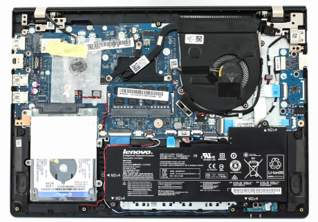 Lenovo E31 insides complete