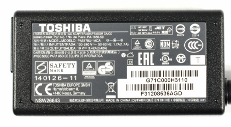 Toshiba Satelite L50 charger