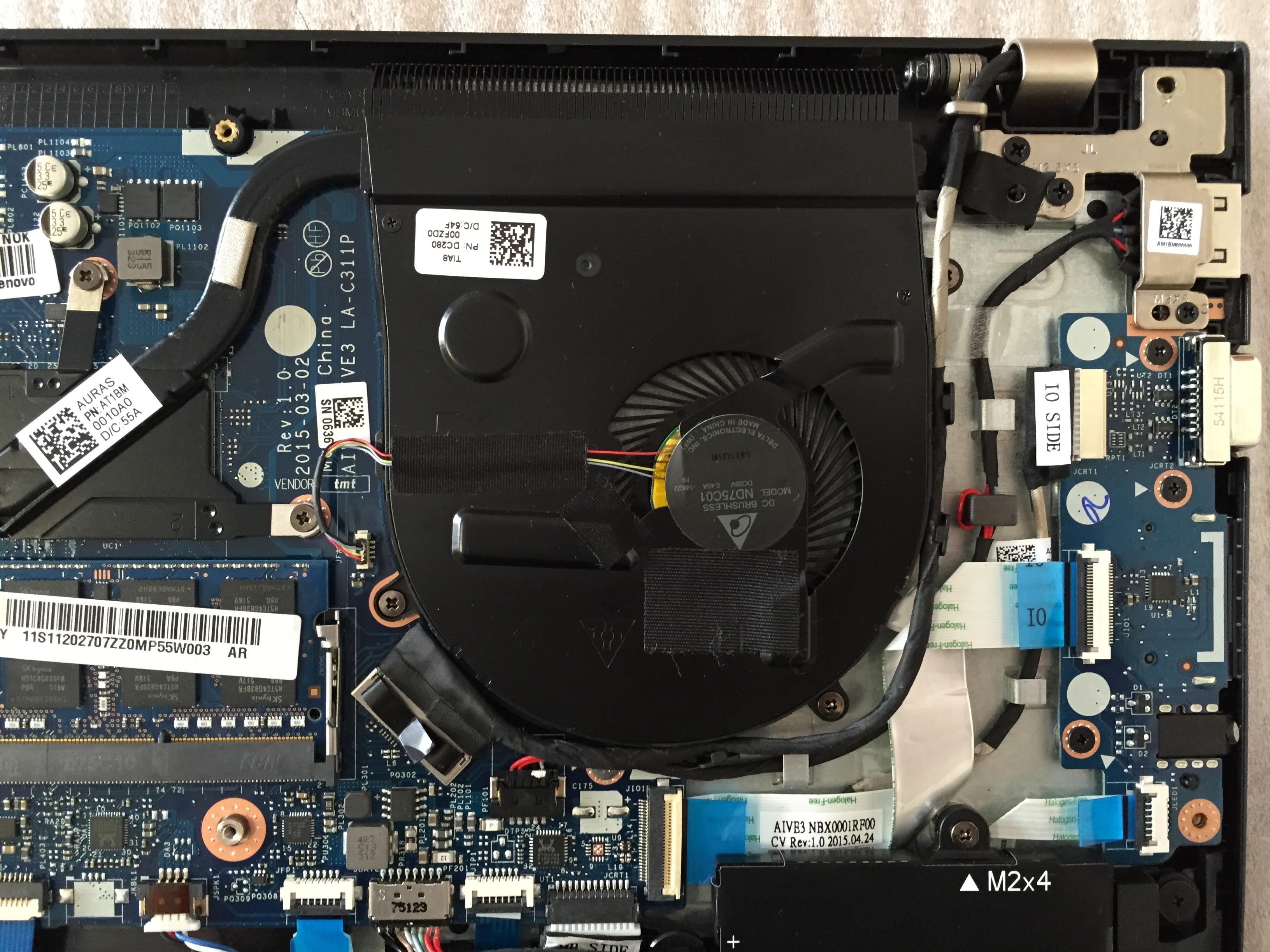 Inside Lenovo E31-70 disassembly, internal photos and upgrade | LaptopMedia.com