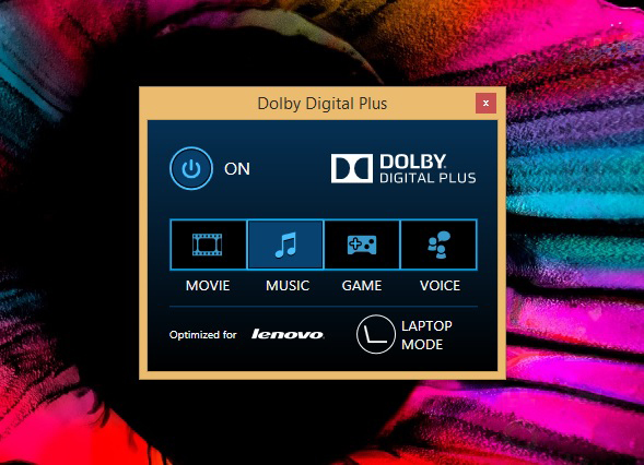 DolbyDigitalPlus-Lenovo Yoga 500 (14 inch)