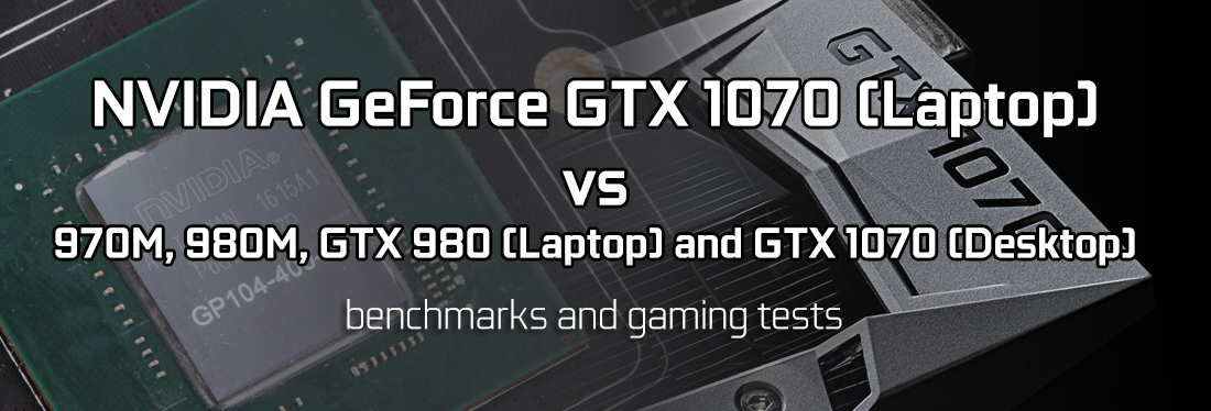 GeForce 1070 (Laptop) vs 970M, 980M, GTX 980 (Laptop) and GTX 1070 (Desktop) - benchmarks gaming tests | LaptopMedia.com