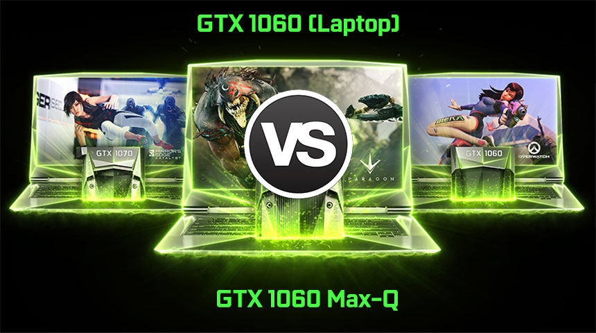 skab valg Ungdom NVIDIA GeForce GTX 1060 (Max-Q) vs GTX 1060 (Laptop) - performance, gaming  and temperatures | LaptopMedia.com