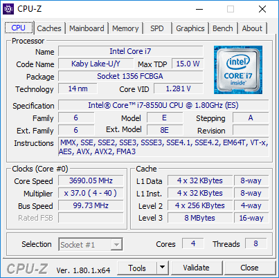 i7-8550U