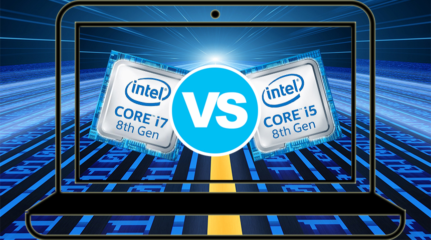 Intel Core i5-8250U vs Core i7-8550U - Core i5 vs i7 - a never