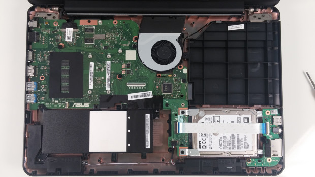 Inside ASUS X554L - disassembly, internal photos and upgrade options ...