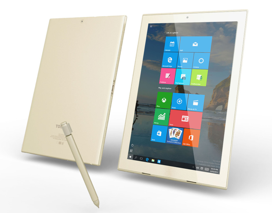Toshiba revealed dynaPad the thinnest 12inch Windows 10 tablet with