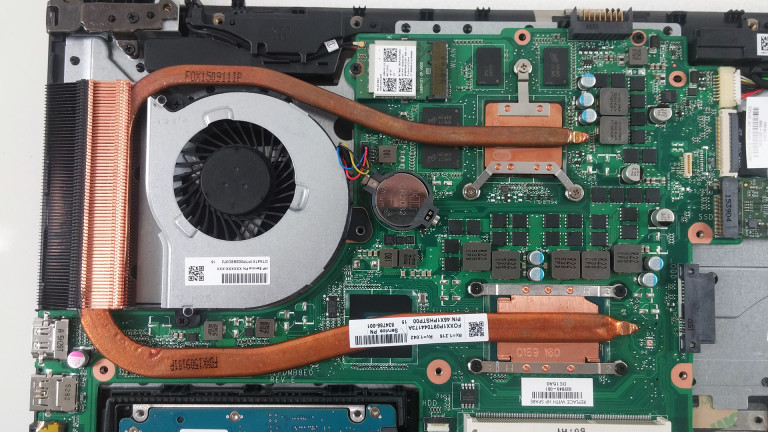 Inside HP Pavilion 15 Gaming Notebook - disassembly, internal photos ...