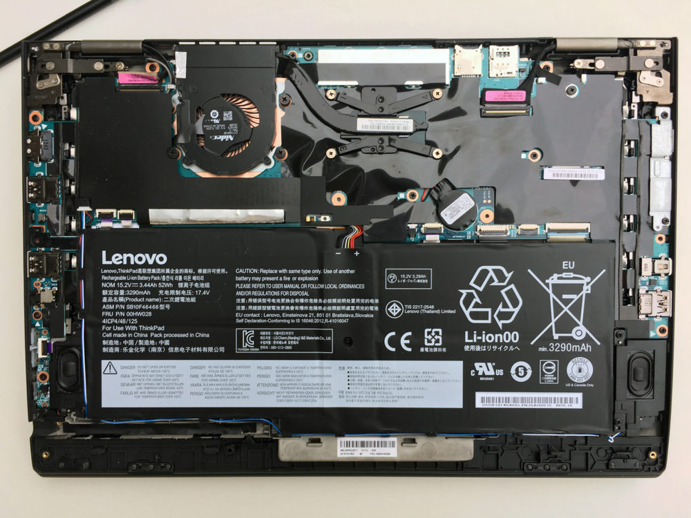 Inside Lenovo Thinkpad X1 Yoga Disassembly Internal Photos And Upgrade Options 3367