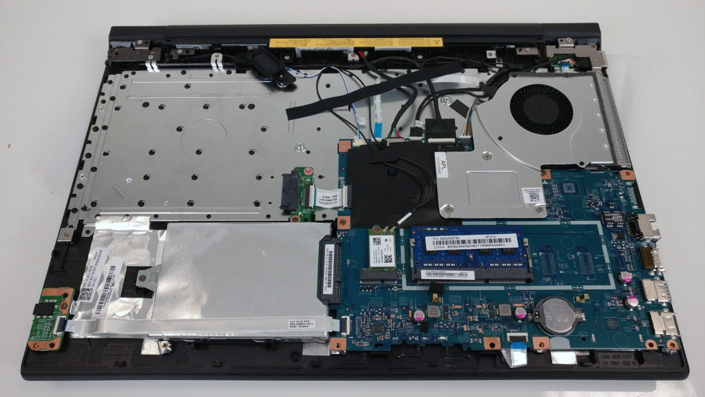 Inside Lenovo Ideapad V110 - disassembly, internal photos and upgrade ...