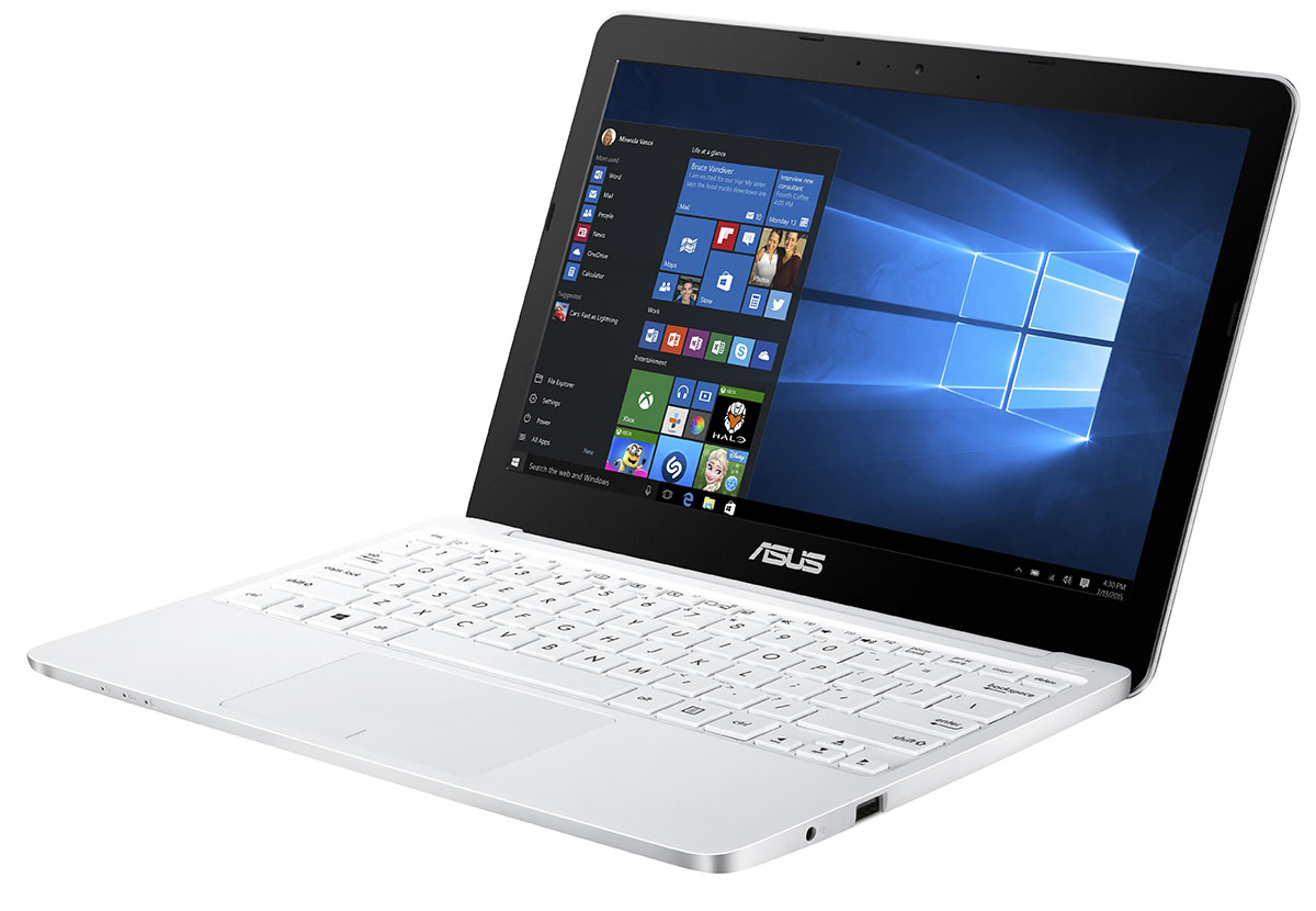 ASUS VivoBook E200HA - Atom x5-Z8300 · Intel HD Graphics · 11.6 