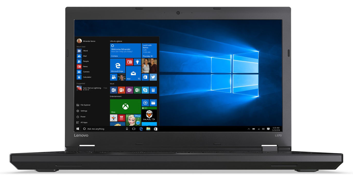 Lenovo ThinkPad L570 - i5-6200U · Intel HD Graphics 520 · 15.6