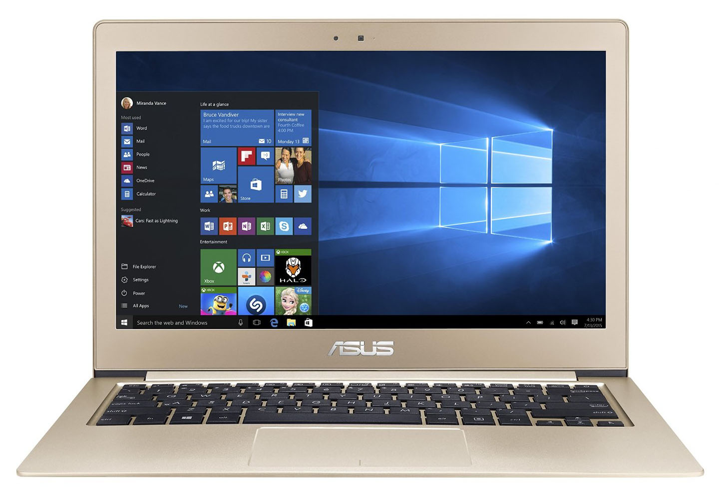 ASUS ZenBook UX303UA - i7-6500U · Intel HD Graphics 520 · 13.3