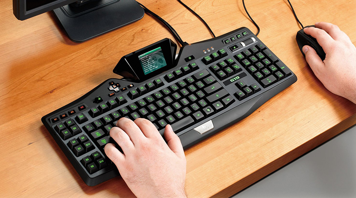 35% off the Logitech G19 programmable keyboard with LCD display is the ...