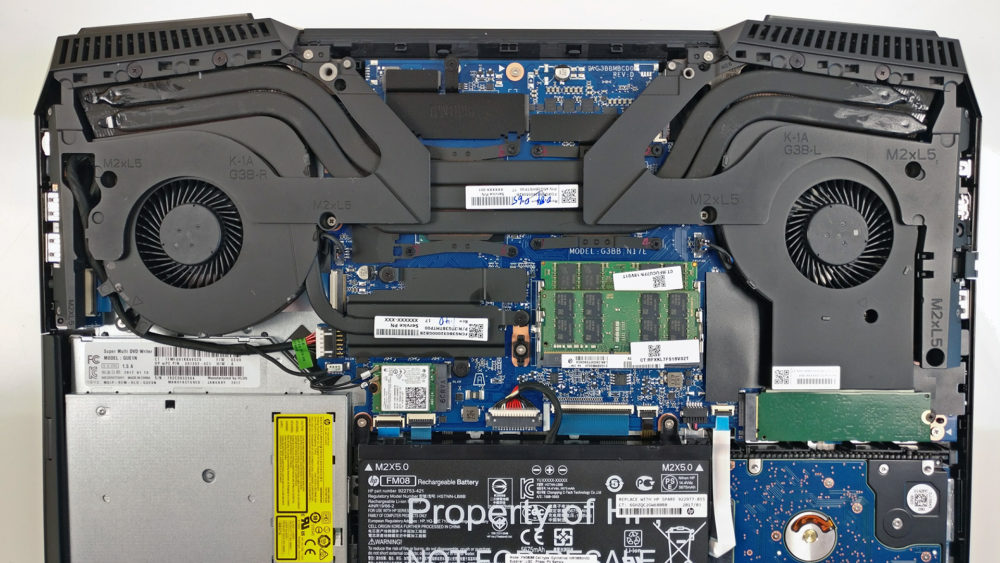 Inside HP Omen 17 (2017) disassembly, internal photos and upgrade