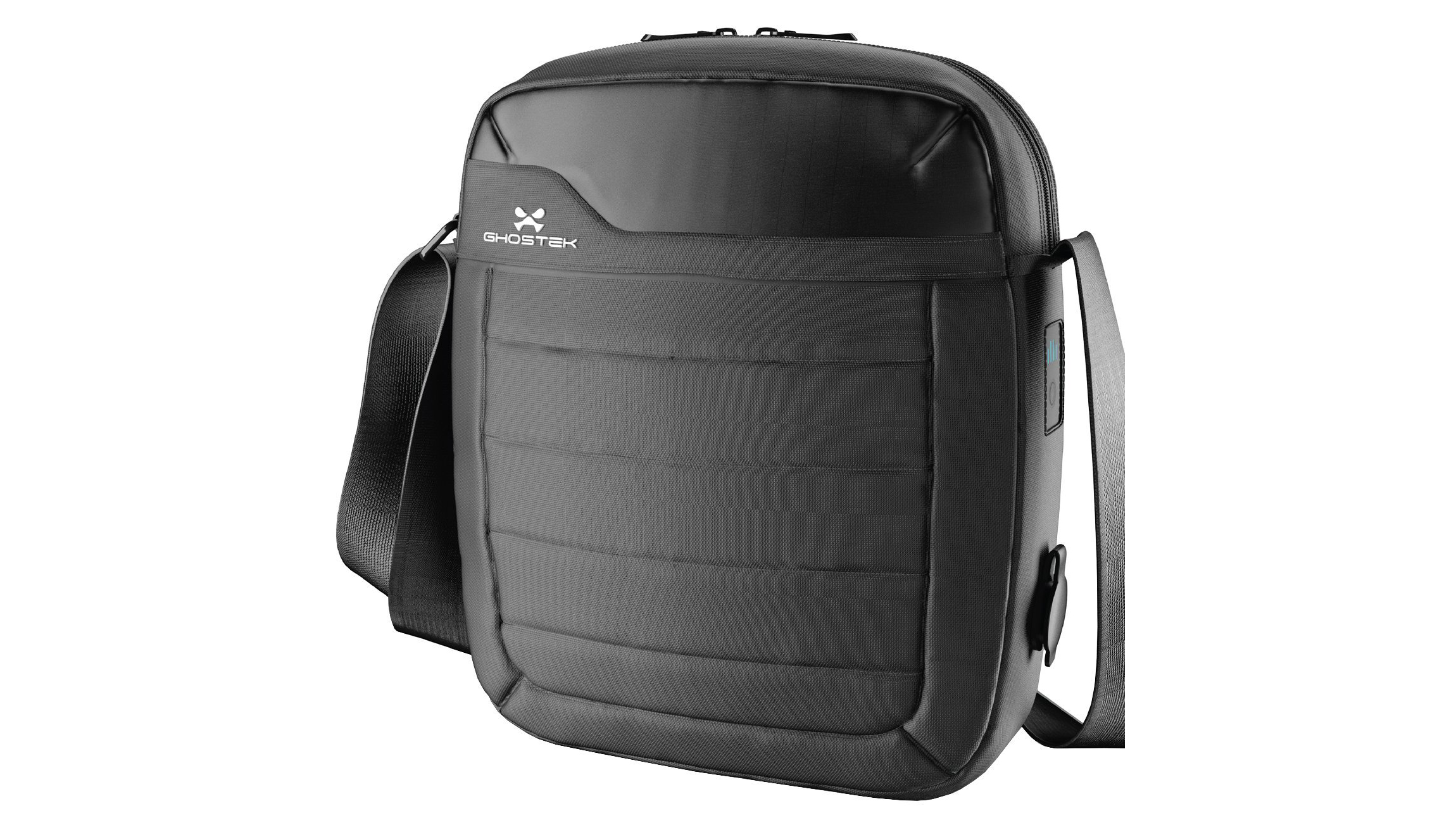 This water resistant bag has an