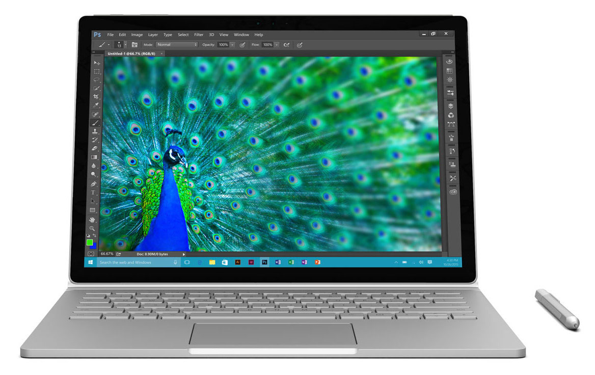 Microsoft Surface Book - i7-6600U · NVIDIA GeForce GTX 965M · 13.5 