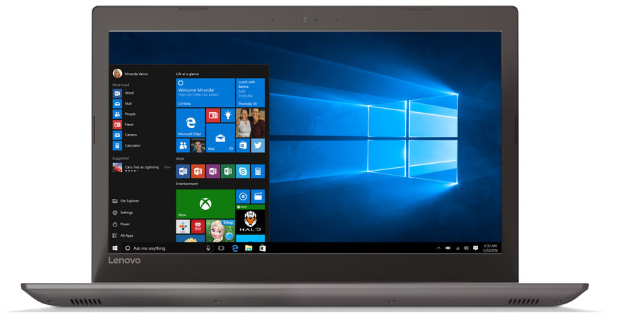 Lenovo ideapad 520 - i5-8250U · UHD Graphics 620 · 15.6”, Full HD