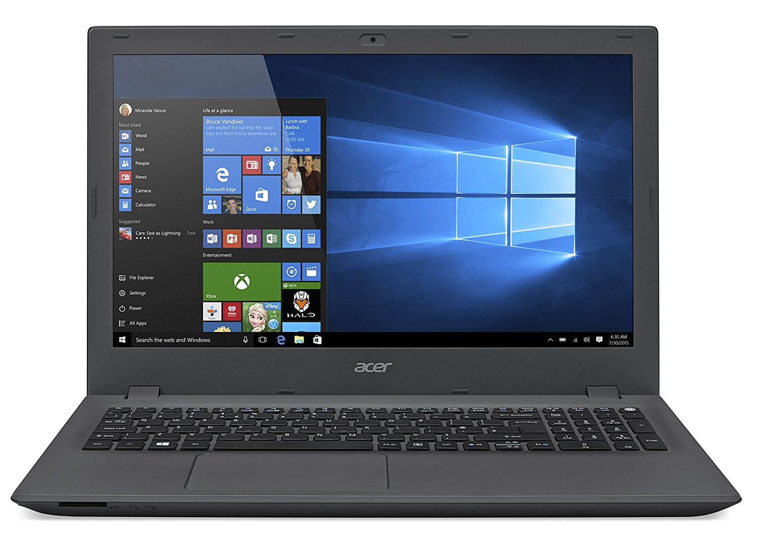 Acer Aspire E 15 (E5-532) - Pentium N3700 · Intel HD Graphics 