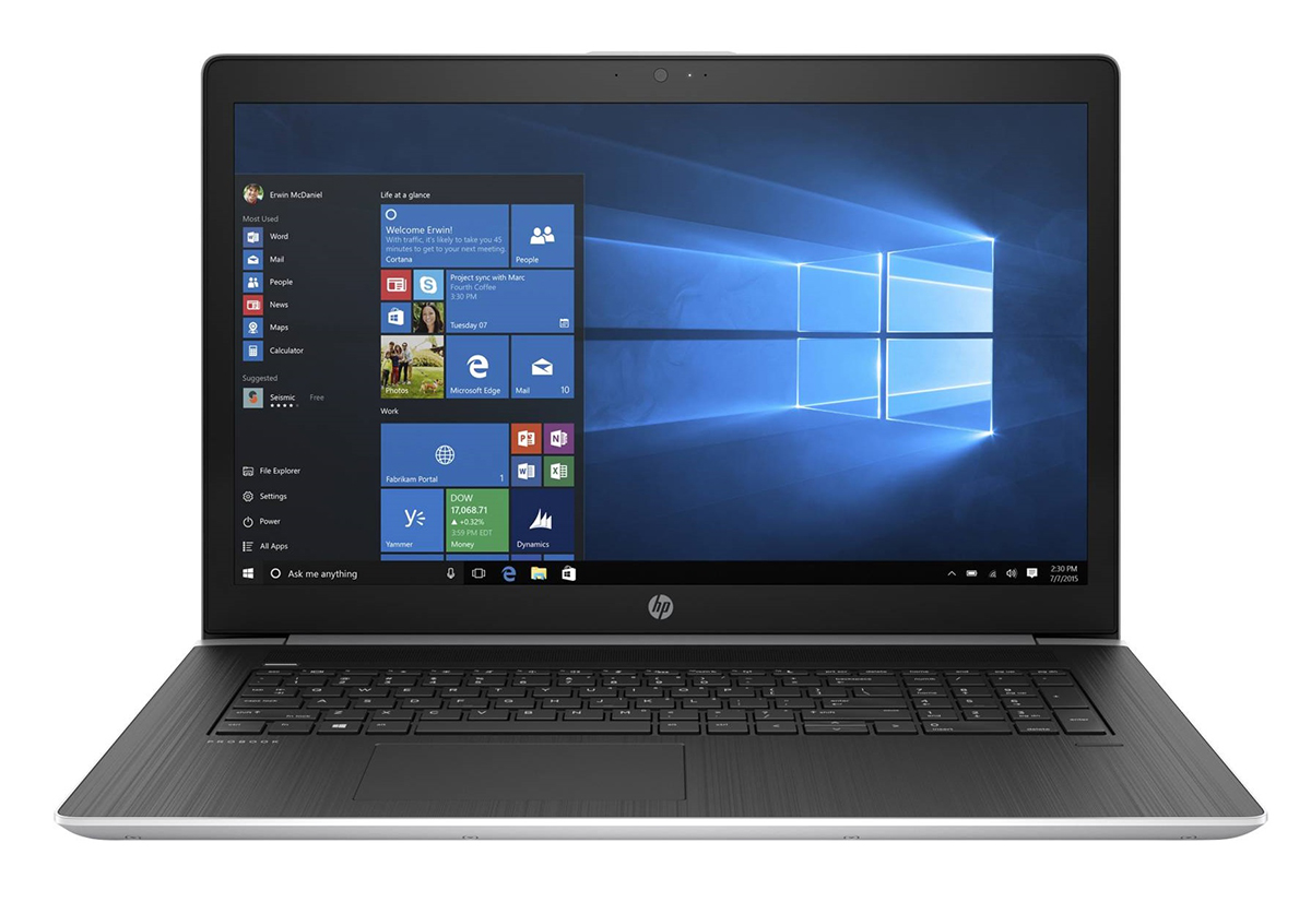 HP ProBook 470 G5 - i7-8550U · NVIDIA GeForce 940MX · 17.3”, HD+ 