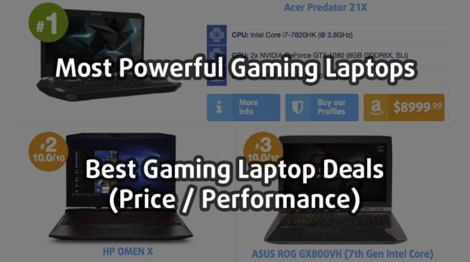 Check out our new laptop rankings - Best Gaming Laptop Deals and Most ...