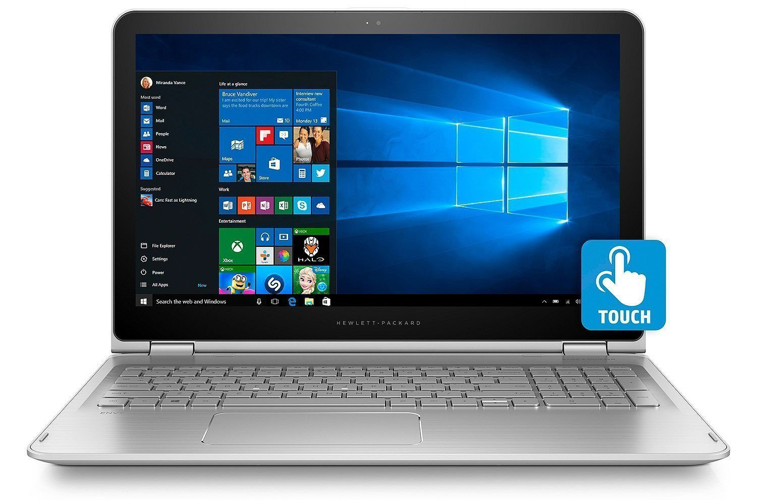 HP ENVY x360 - i5-6200U · Intel HD Graphics 520 · 15.6”, Full HD