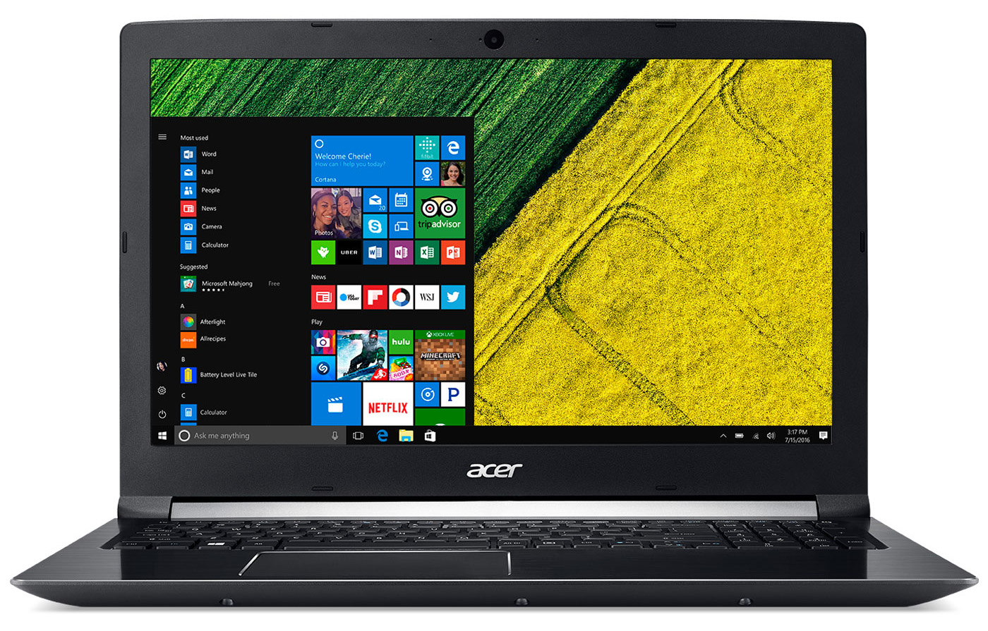 Acer Aspire 7 (A715-71G) - i7-7700HQ · GTX 1050 · 15.6”, Full HD ...