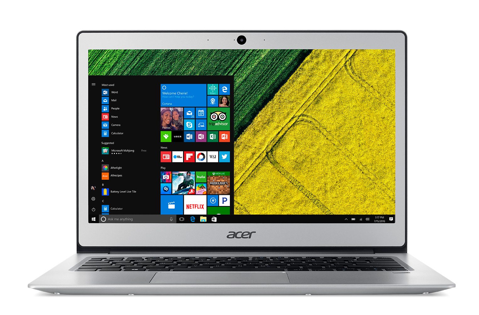 Acer Swift 1 (SF113-31) - Pentium N4200 · Intel HD Graphics 505