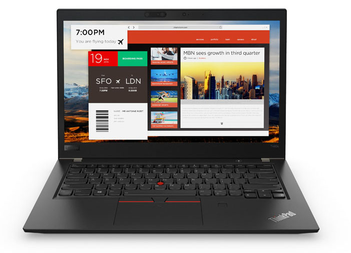 Lenovo ThinkPad T480s - i7-8550U · UHD Graphics 620 · 14.0