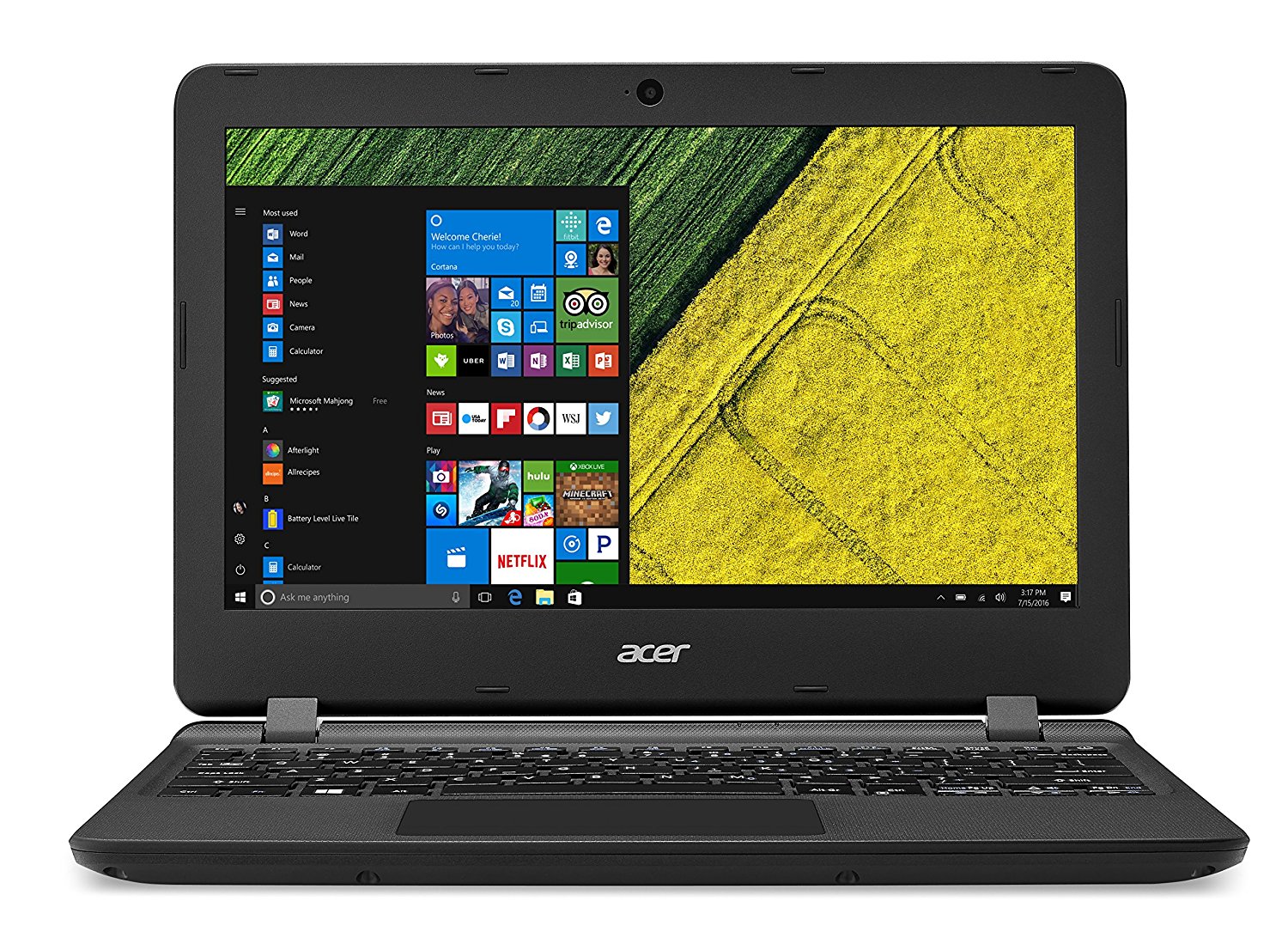 Acer Aspire ES (ES1-132) - Celeron N3350 · HD Graphics 500 · 11.6