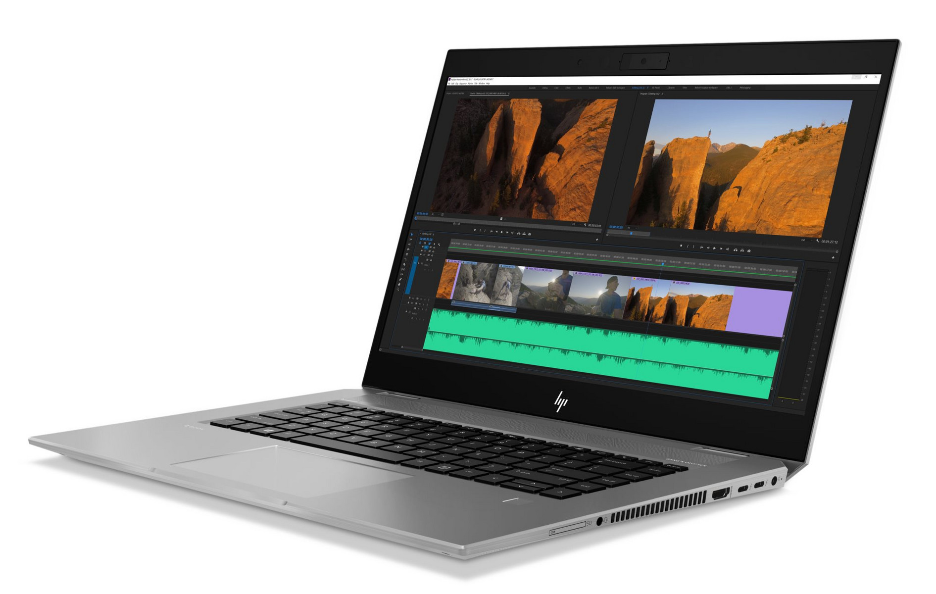 HP ZBook Studio G5 - i7-8750H · Quadro P1000 · 15.6”, Full HD 