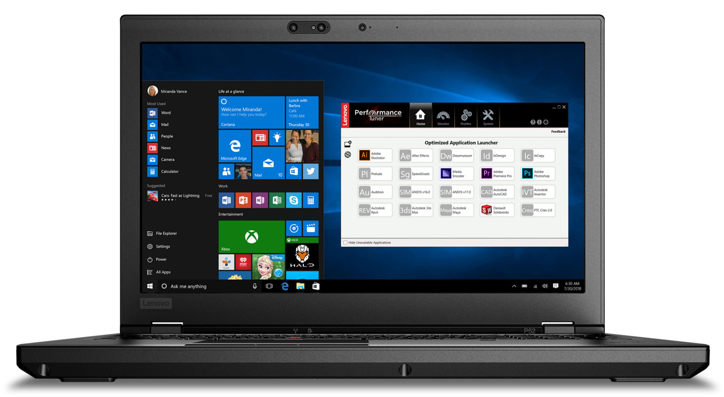 Lenovo ThinkPad P52 - i7-8850H · Quadro P2000 · 15.6”, Full HD ...