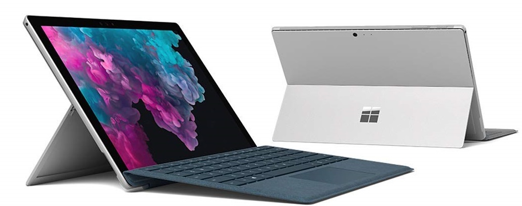 Microsoft Surface Pro 6 - m3-7Y30 · Intel HD Graphics 615 · 12.3