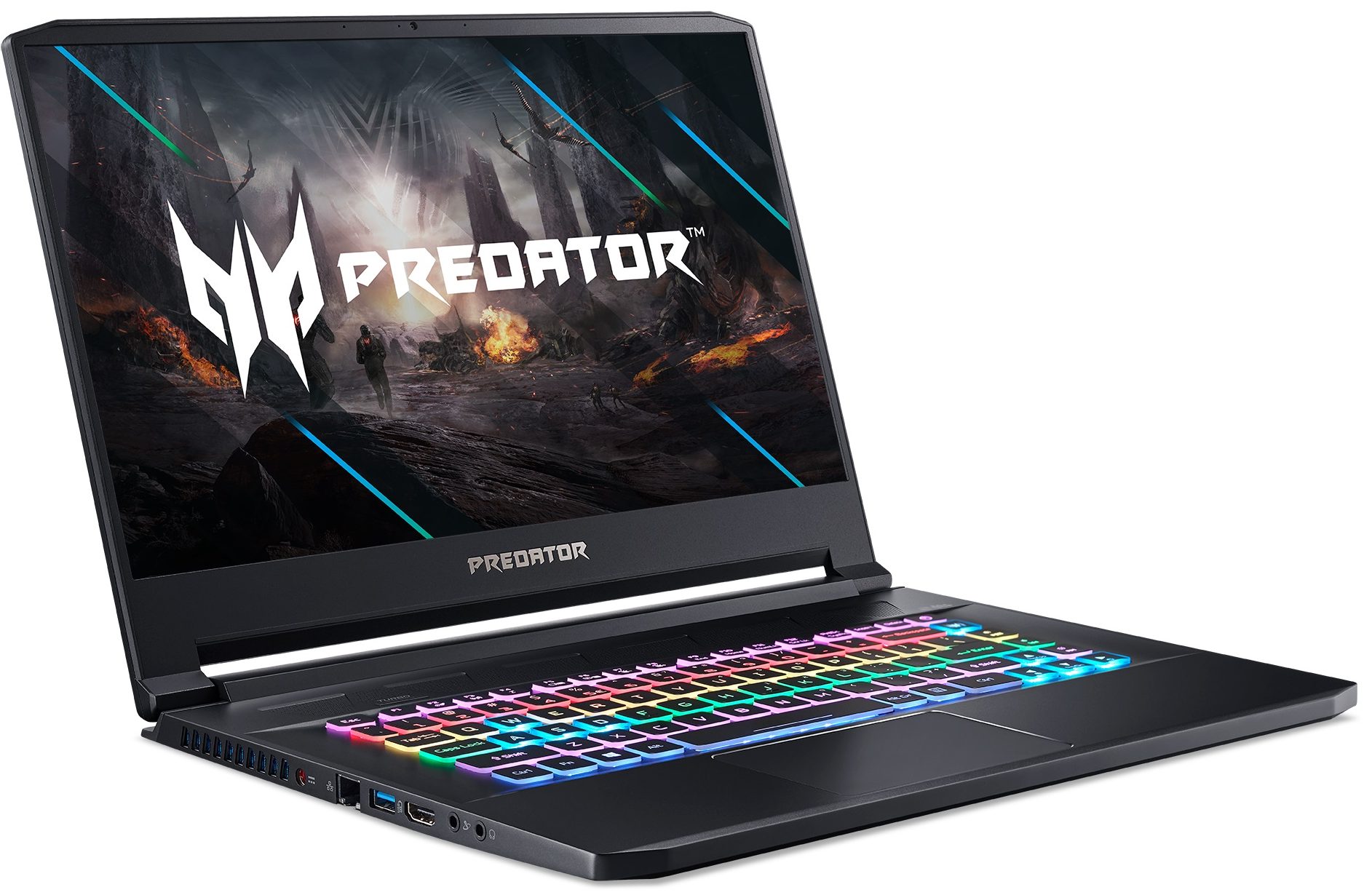 Acer Predator Triton 500 - i7-10750H · RTX 2070 SUPER Max-Q Full HD (1920 x 300 Hz, IPS · 1TB SSD · 32GB DDR4 · Windows 10 Home · Oydisen Cloth | LaptopMedia.com