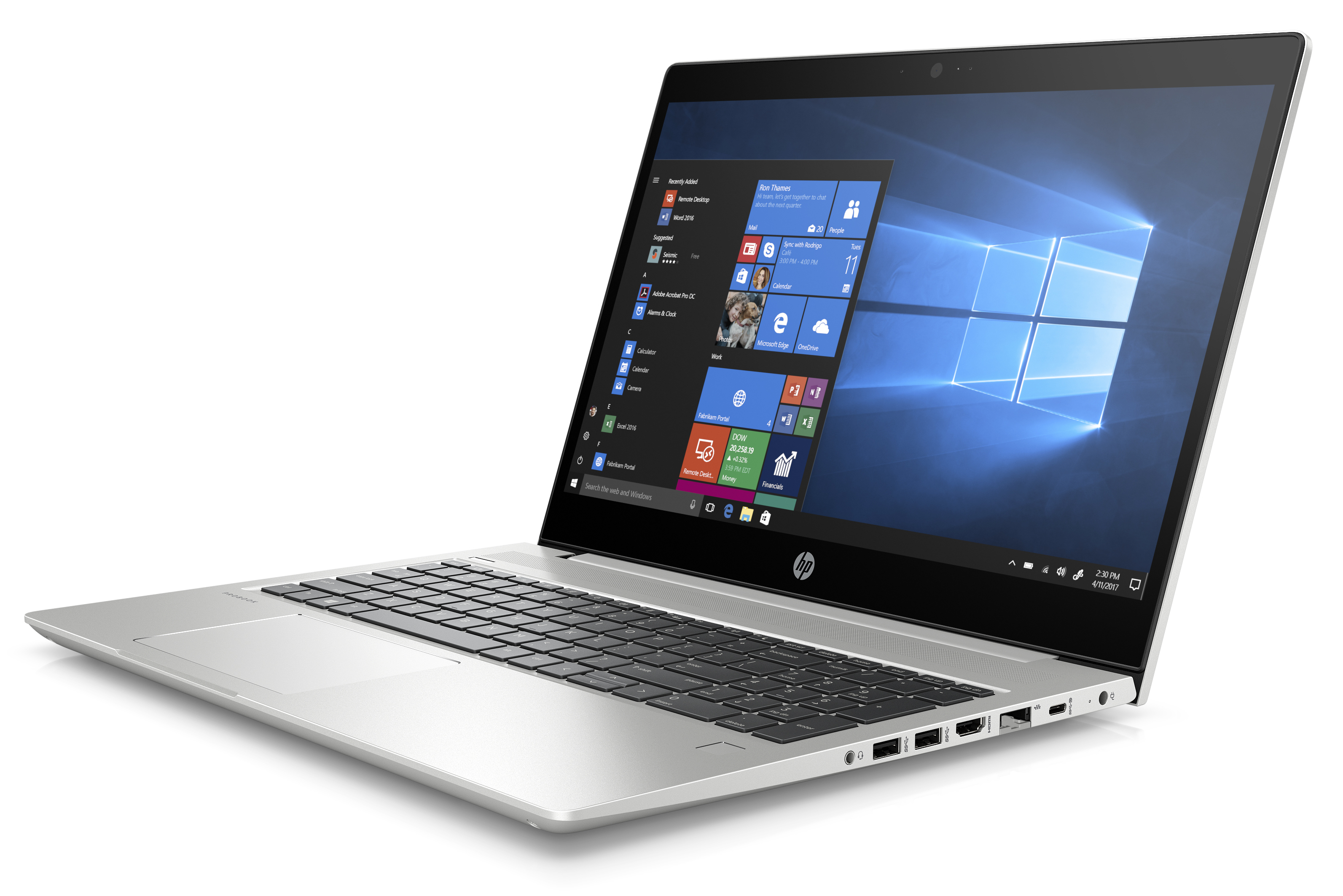 【薄型】【テレワークに最適】 HP ProBook 450 G6 第8世代 Core i5 8265U/1.60GHz 4GB SSD240GB M.2 Windows10 64bit WPSOffice 15.6インチ フルHD カメラ テンキー 無線LAN ノートパソコン PC