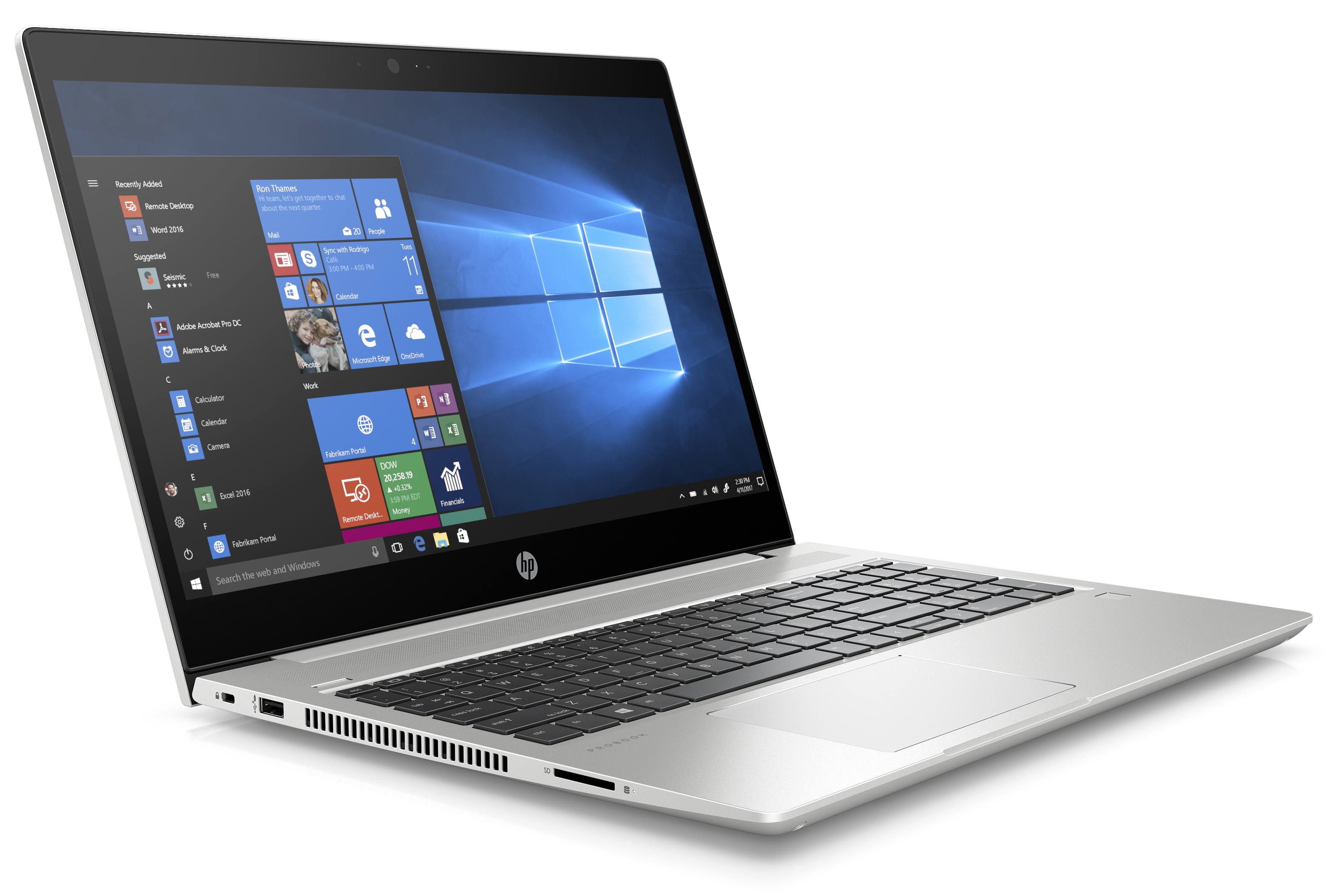 【薄型】【テレワークに最適】 HP ProBook 450 G6 第8世代 Core i5 8265U/1.60GHz 4GB SSD120GB M.2 Windows10 64bit WPSOffice 15.6インチ HD カメラ テンキー 無線LAN ノートパソコン PC