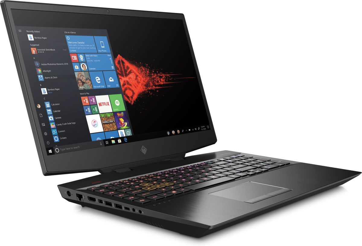 HP OMEN 17 (17-cb) - i9-9880H · RTX 2080 · 17.3”, 4K UHD (3840 x 