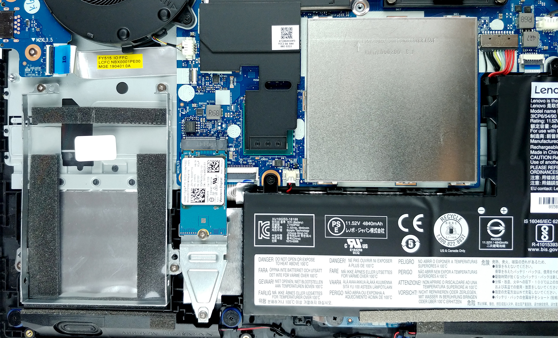 Inside Lenovo Legion Y540 - disassembly and upgrade options |  