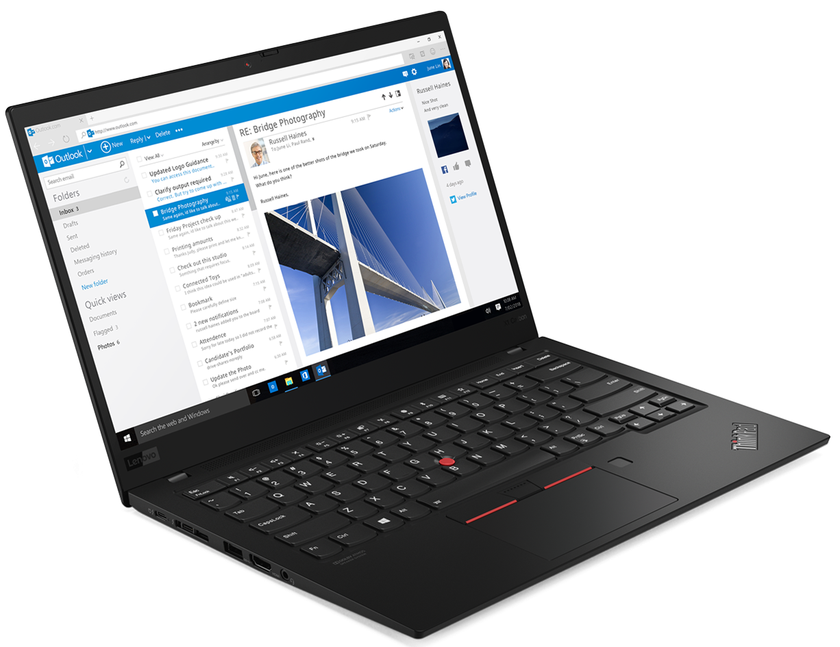Lenovo ThinkPad X1 Carbon (7th Gen, 2019) - Especificaciones 