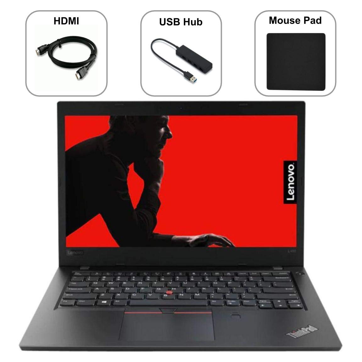 Lenovo ThinkPad T480 Ricondizionato – 14" WQHD, I5-8250U, 256GB SSD, 8GB RAM, Windows 11 Pro