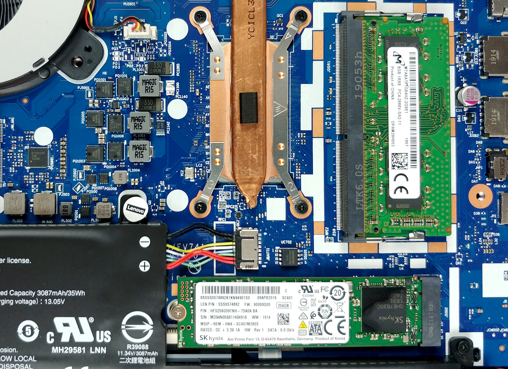 Inside Lenovo L340 (15") - disassembly and upgrade options |