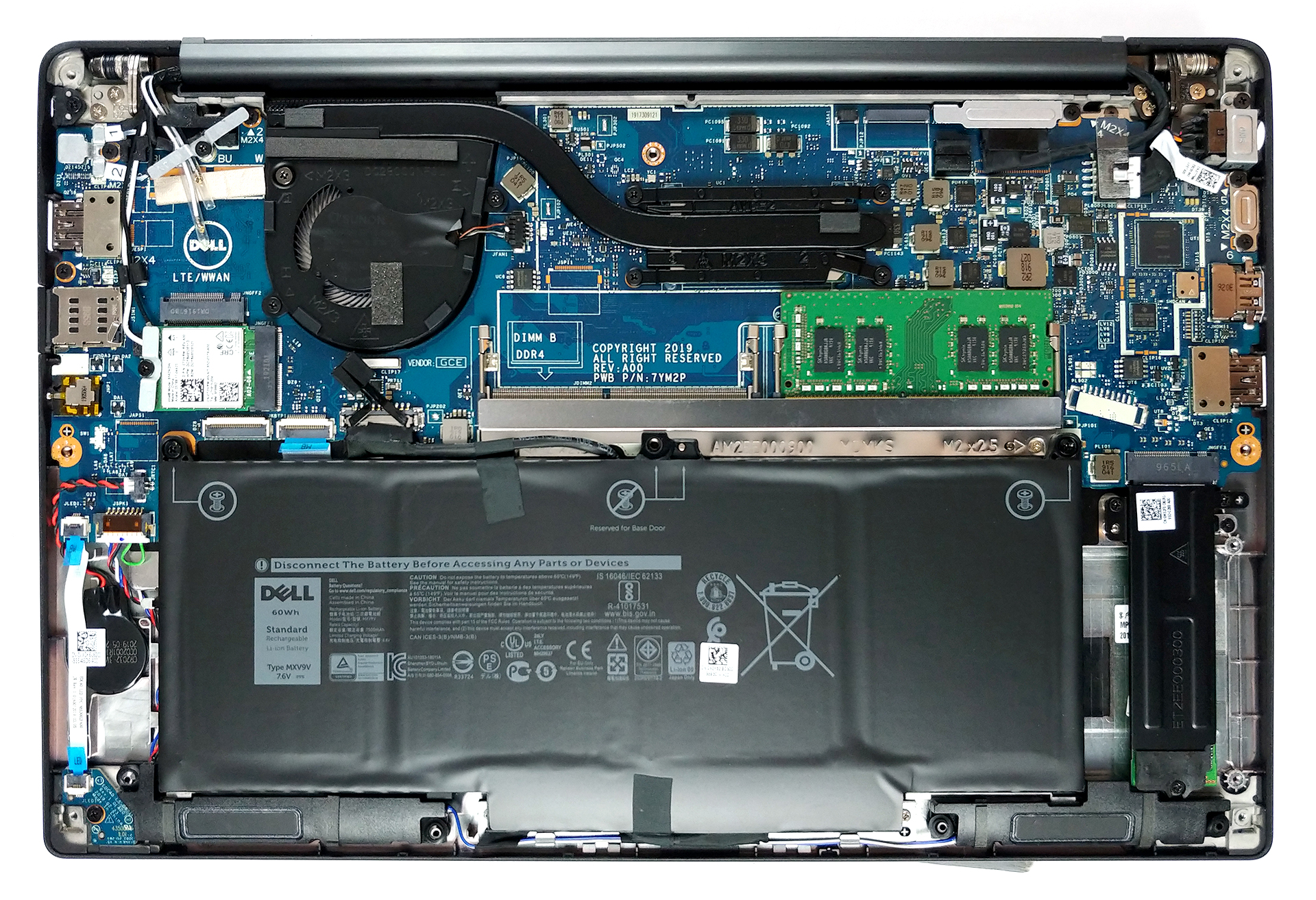 Inside Dell Latitude 14 7400 - disassembly and upgrade options |  