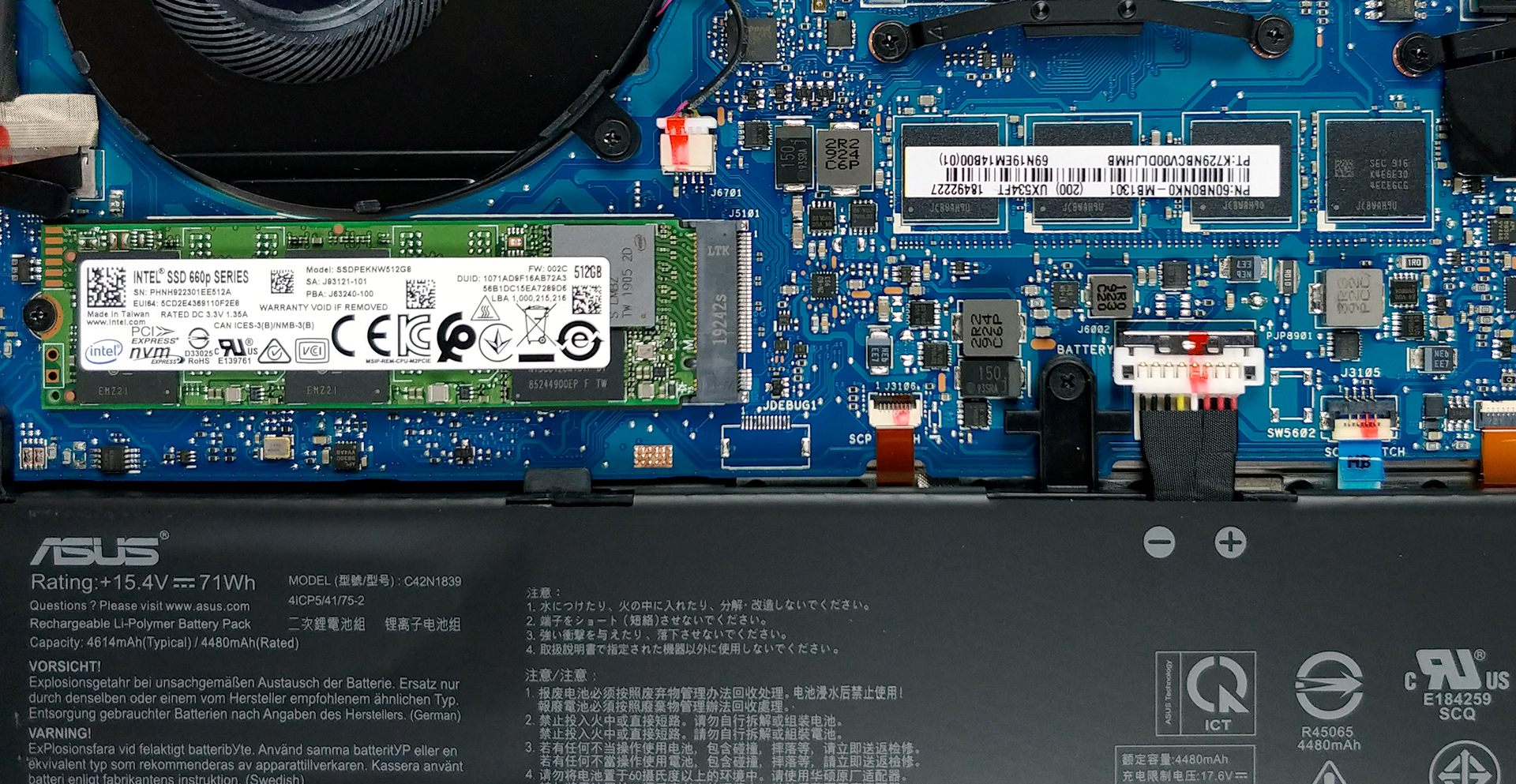 Korrespondance Gennemvæd Skat Inside ASUS ZenBook 15 UX534 - disassembly and upgrade options |  LaptopMedia.com
