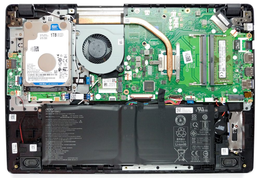 Inside Acer Aspire 3 (A315-42) - disassembly and upgrade options ...