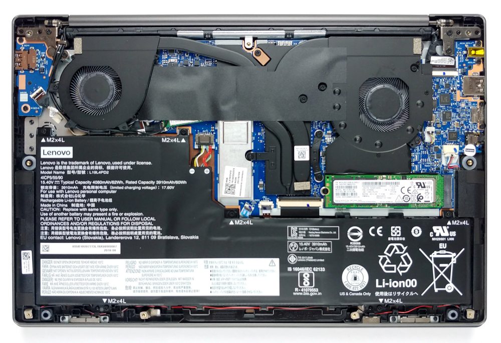 Inside Lenovo Yoga S740 (14) - disassembly and upgrade options ...