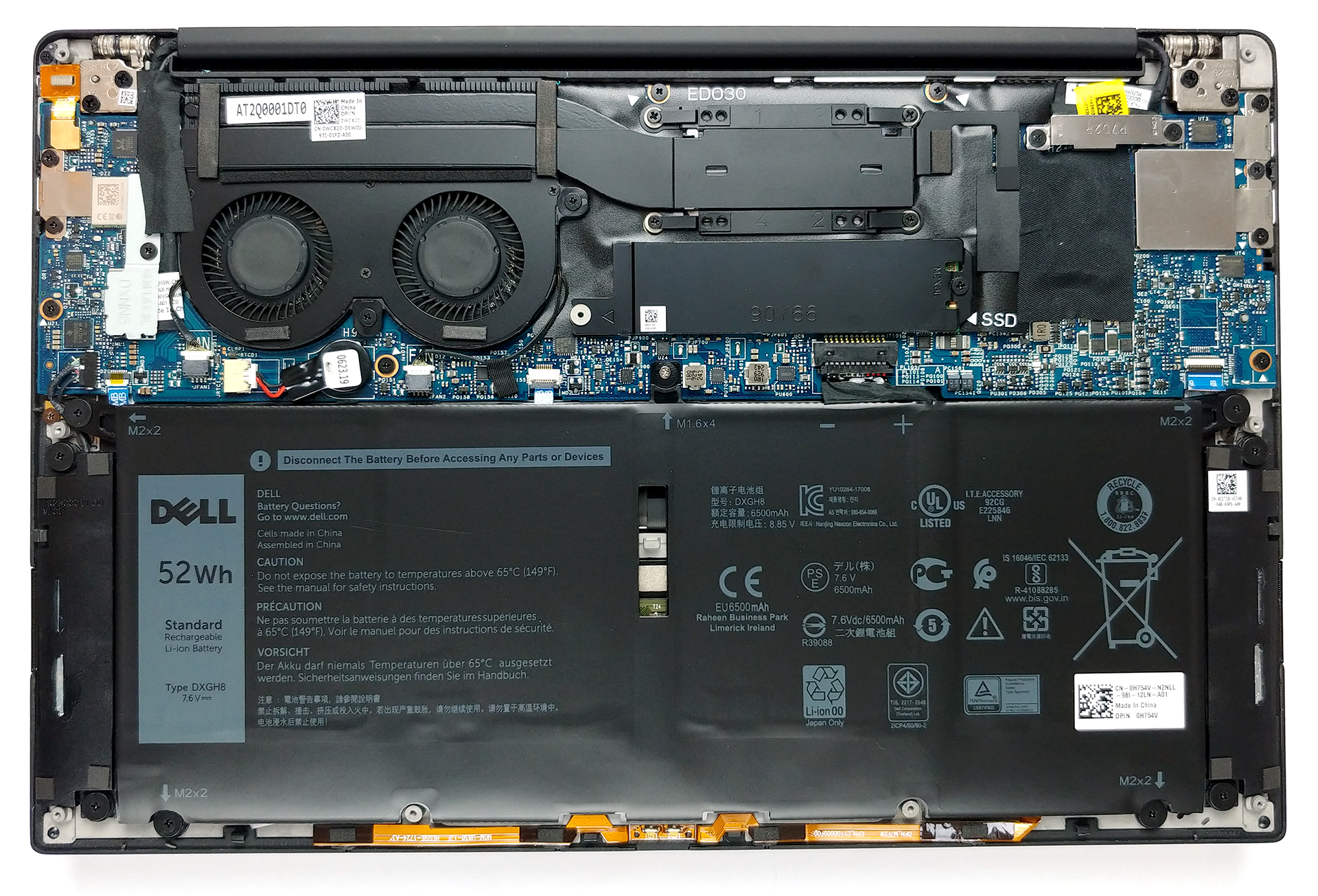 Inside Dell XPS 13 7390 - disassembly and upgrade options | LaptopMedia.com