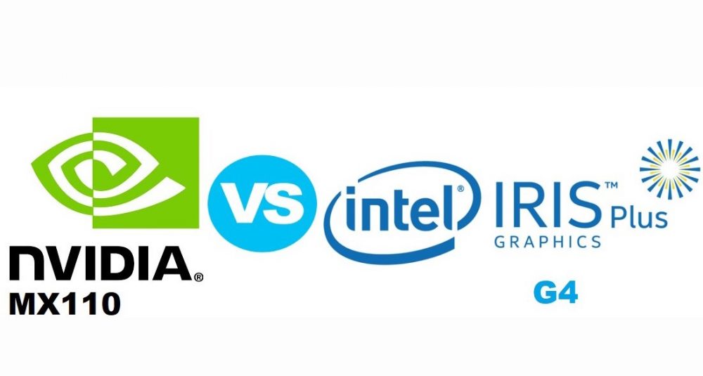 NVIDIA GeForce MX110 vs Intel Iris Plus G4 there's no clear winner