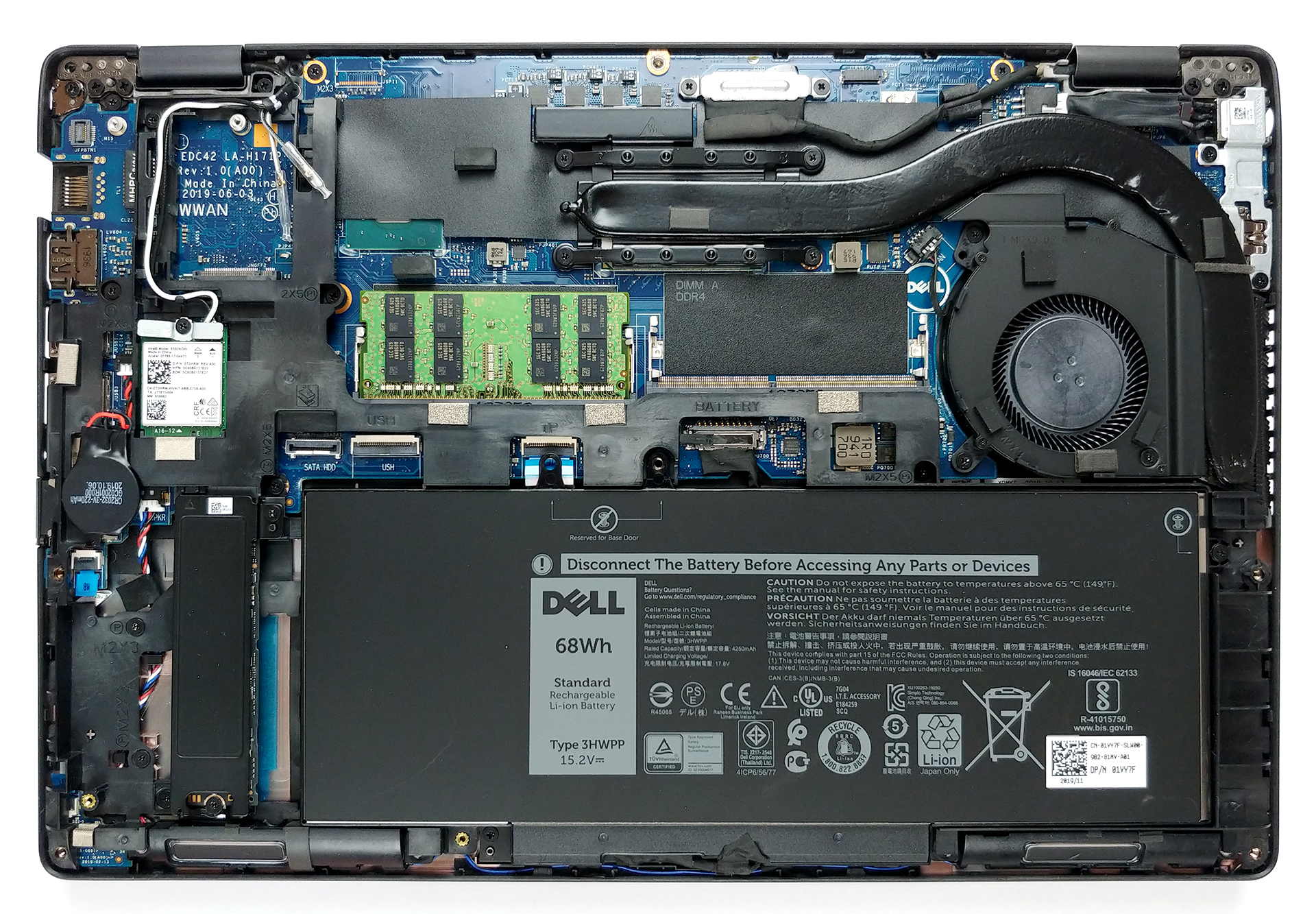 Inside Dell Latitude 5401 - disassembly and upgrade options ...