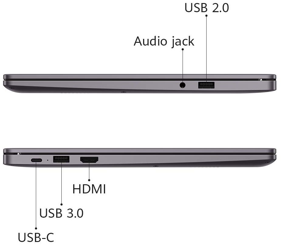 Huawei MateBook D 14 - Ryzen 7 3700U · AMD Radeon RX Vega 10 · 14.0”, Full  HD (1920 x 1080), IPS · 512GB SSD · 8GB DDR4 · Windows 10 Home